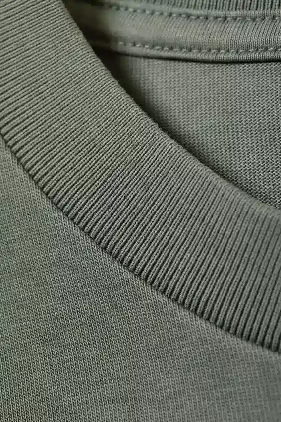 Loose Fit T-Shirt – Washed Dark Green Loose Fit T-Shirt – Washed Dark Green