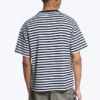 Loose Fit T-Shirt – White – Navy Stripe Loose Fit T-Shirt – White – Navy Stripe