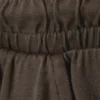 Loose Fit Wide Leg Jersey Trousers – Washed Dark Brown Loose Fit Wide Leg Jersey Trousers – Washed Dark Brown