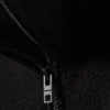 Loose Fit Zip Fleece Jacket – Black Loose Fit Zip Fleece Jacket – Black