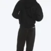Loose Fit Zip Hoodie – Black Loose Fit Zip Hoodie – Black