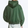 Loose Fit Zip Hoodie – Dark Green Loose Fit Zip Hoodie – Dark Green