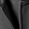 Loose Fit Zip Hoodie – Dark Grey Loose Fit Zip Hoodie – Dark Grey