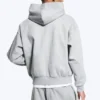 Loose Fit Zip Hoodie – Grey Melange Loose Fit Zip Hoodie – Grey Melange