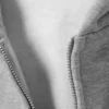 Loose Fit Zip Hoodie – Grey Melange Loose Fit Zip Hoodie – Grey Melange