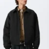 Loose Fit Zip Jacket – Black Loose Fit Zip Jacket – Black
