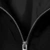 Loose Fit Zip Jacket – Black Loose Fit Zip Jacket – Black