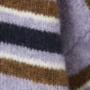 Loose Graphic Knitted Sweater – Purple Multi Stripe Loose Graphic Knitted Sweater – Purple Multi Stripe