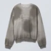 Loose Graphic Sweatshirt – Grey – Sport Spray Loose Graphic Sweatshirt – Grey – Sport Spray