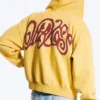 Loose Graphic Zip Hoodie – Yellow – Red Wave Loose Graphic Zip Hoodie – Yellow – Red Wave