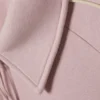 Loose Half-Zip Polo Sweatshirt – Light Dusty Pink Loose Half-Zip Polo Sweatshirt – Light Dusty Pink