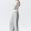 Loose Heavyweight Sweatpants – Grey Melange Loose Heavyweight Sweatpants – Grey Melange