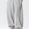 Loose Heavyweight Sweatpants – Grey Melange Loose Heavyweight Sweatpants – Grey Melange