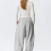 Loose Heavyweight Sweatpants – Grey Melange Loose Heavyweight Sweatpants – Grey Melange