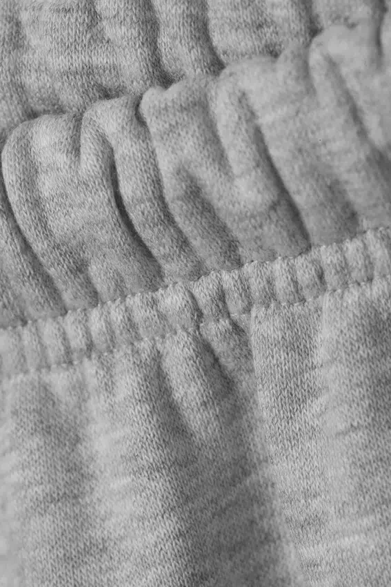 Loose Heavyweight Sweatpants – Grey Melange Loose Heavyweight Sweatpants – Grey Melange
