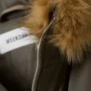 Loose Hooded Bomber Jacket – Mole Dark Loose Hooded Bomber Jacket – Mole Dark