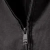 Loose Hooded Canvas Jacket – Black Melange Loose Hooded Canvas Jacket – Black Melange