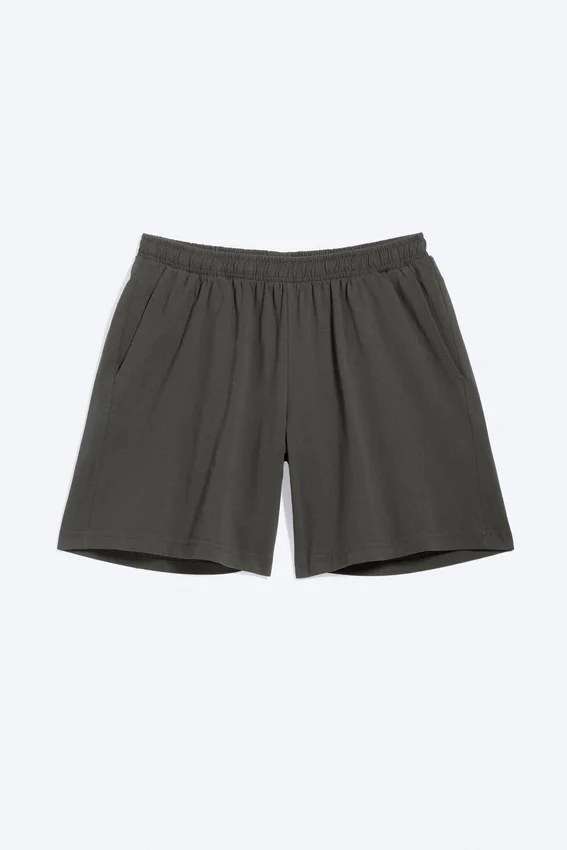 Loose Jersey Pull-On Shorts – Dark Grey Loose Jersey Pull-On Shorts – Dark Grey