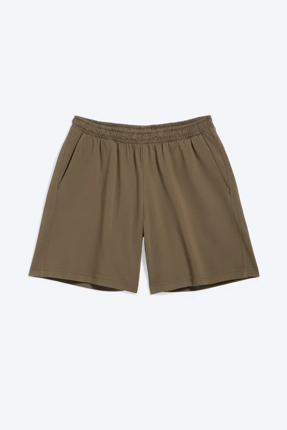 Loose Jersey Pull-On Shorts – Dark Mole Loose Jersey Pull-On Shorts – Dark Mole