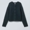 Loose Knitted Cardigan – Navy Blue Loose Knitted Cardigan – Navy Blue