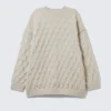 Loose Knitted Structure Sweater – Light Mole Loose Knitted Structure Sweater – Light Mole