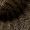 Loose Knitted Turtleneck Sweater – Dark Mole Melange