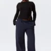 Loose Long Heavyweight Sweatpants – Dark Blue Loose Long Heavyweight Sweatpants – Dark Blue