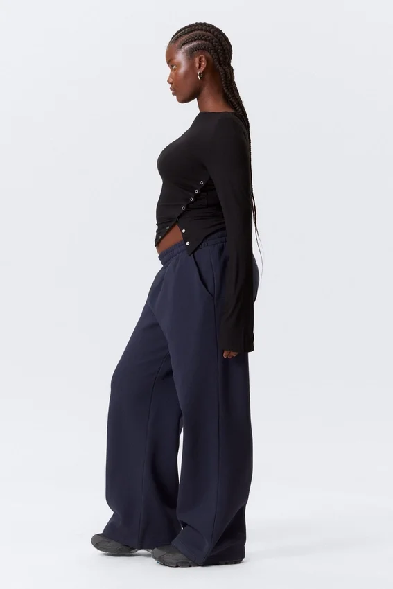 Loose Long Heavyweight Sweatpants – Dark Blue Loose Long Heavyweight Sweatpants – Dark Blue
