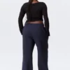 Loose Long Heavyweight Sweatpants – Dark Blue Loose Long Heavyweight Sweatpants – Dark Blue