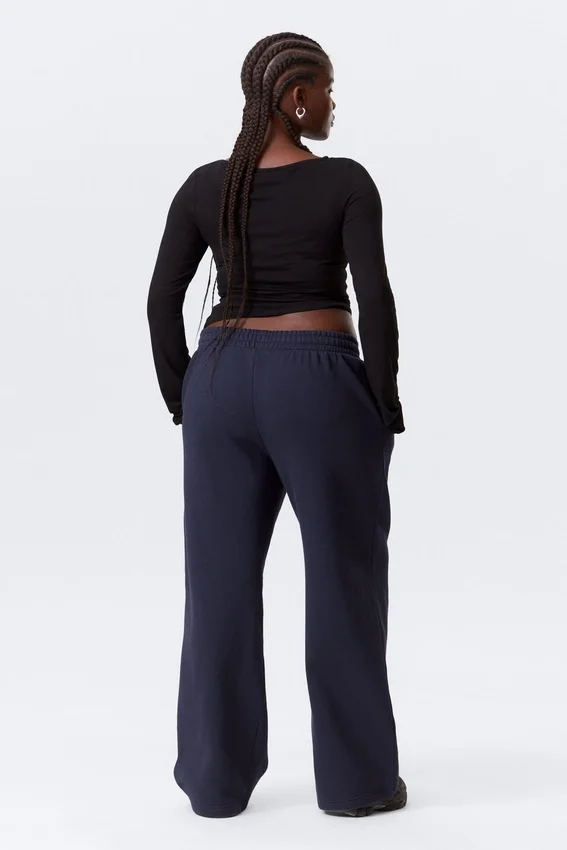 Loose Long Heavyweight Sweatpants – Dark Blue Loose Long Heavyweight Sweatpants – Dark Blue