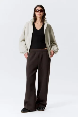 Loose Long Heavyweight Sweatpants – Dark Brown