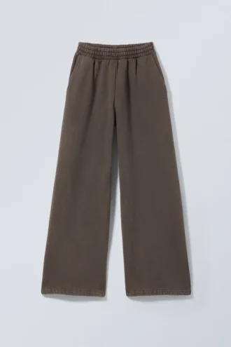 Loose Long Heavyweight Sweatpants – Dark Brown