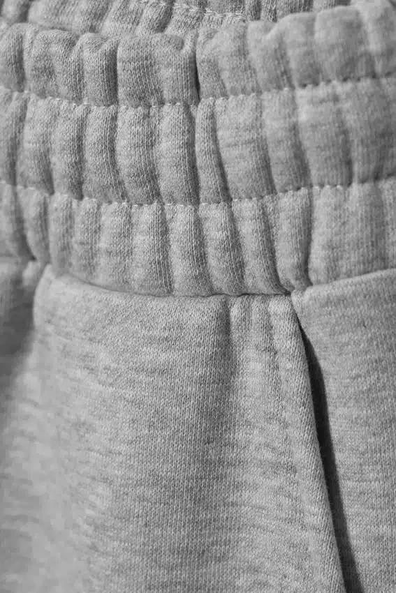 Loose Long Heavyweight Sweatpants – Grey Melange Loose Long Heavyweight Sweatpants – Grey Melange