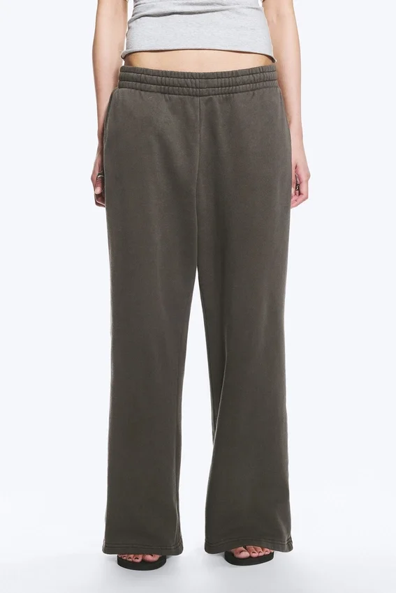 Loose Long Heavyweight Sweatpants – Washed Dark Grey Loose Long Heavyweight Sweatpants – Washed Dark Grey