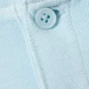 Loose Long-Sleeved Henley T-Shirt – Light Blue Loose Long-Sleeved Henley T-Shirt – Light Blue