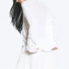 Loose Long-Sleeved T-Shirt – White Loose Long-Sleeved T-Shirt – White