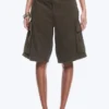 Loose Low Rise Cargo Shorts – Washed Dark Grey Loose Low Rise Cargo Shorts – Washed Dark Grey