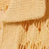 Loose Open-Knit Sweater – Yellow