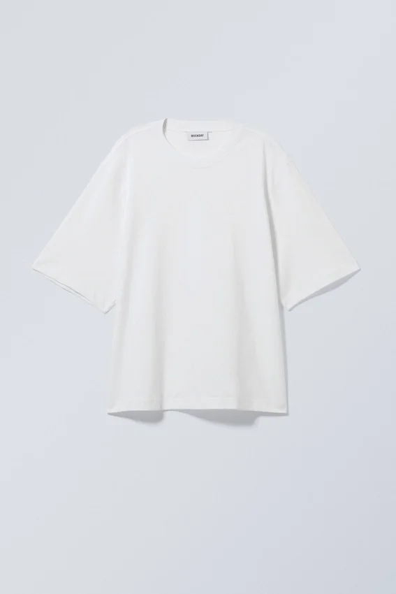 Loose Oversized Fit T-Shirt – White Loose Oversized Fit T-Shirt – White