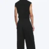 Loose Pleated Sweatpants – Dark Black Loose Pleated Sweatpants – Dark Black