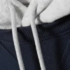Loose Raglan Hoodie – Dark Blue/Grey Loose Raglan Hoodie – Dark Blue/Grey