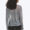 Loose Sheer Knitted Sweater – Grey Melange Loose Sheer Knitted Sweater – Grey Melange