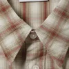 Loose Sleeveless Shirt – Beige Check Loose Sleeveless Shirt – Beige Check