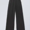 Loose Straight Terry Sweatpants – Washed Dark Grey Loose Straight Terry Sweatpants – Washed Dark Grey