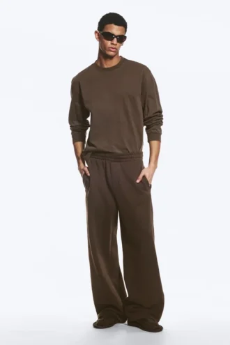 Loose Sweatpants – Dark Brown