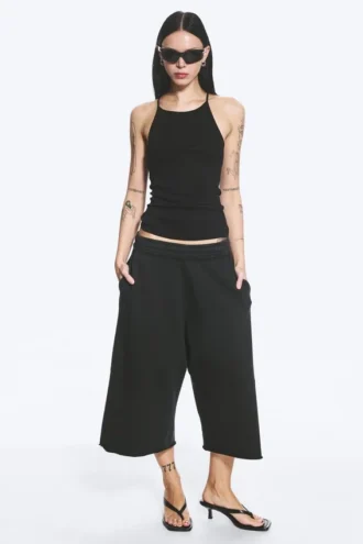 Loose Terry Shorts – Black
