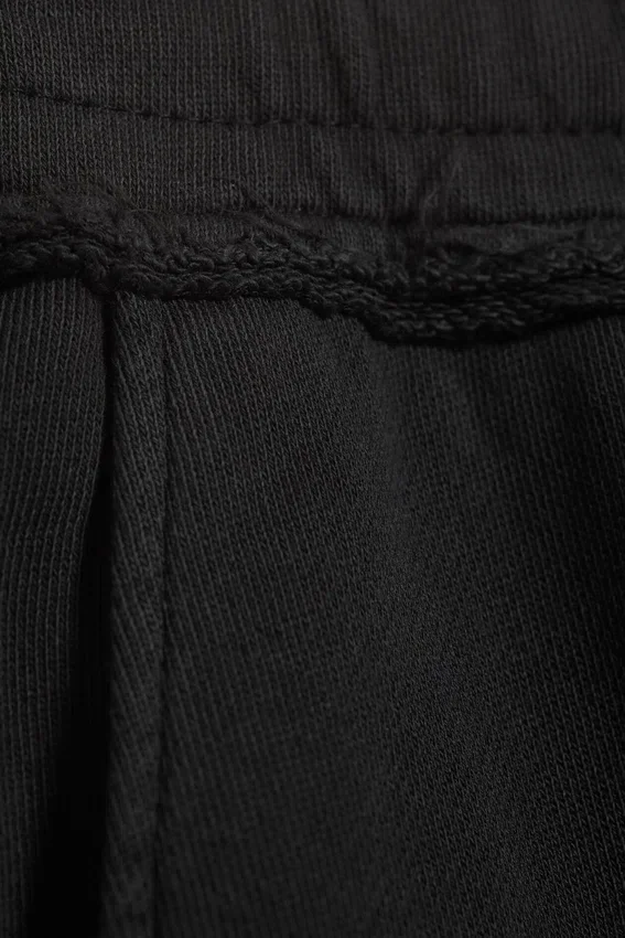 Loose Terry Shorts – Black Loose Terry Shorts – Black