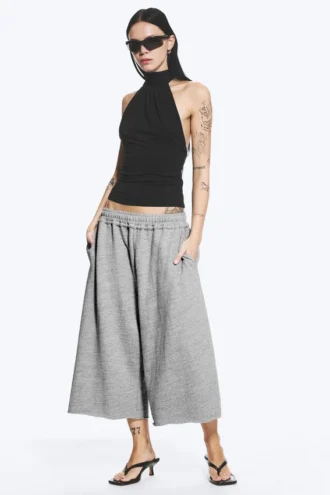 Loose Terry Shorts – Dusty Light Grey Melange