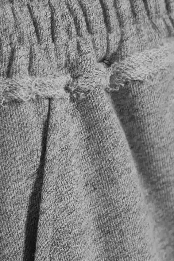 Loose Terry Shorts – Dusty Light Grey Melange Loose Terry Shorts – Dusty Light Grey Melange