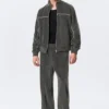 Loose Velour Track Jacket – Dark Grey Loose Velour Track Jacket – Dark Grey